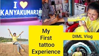 Vlog- kanyakumari, first tattoo experience, Shopping, celebration, day out with family | DIML