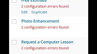 CONTACT 7 FORM CONFIGURATION ERROR