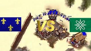 How to NOT defend vs the hausa rush | Age of Empires 3 Definitive Edition