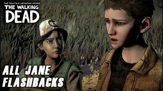 The Walking Dead: A New Frontier - All Jane Flashbacks (4K 60FPS)