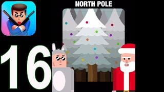 Mr Bullet - Gameplay Walkthrough Part 16 - Seasons Christmas 3 stars(iOS, Android)