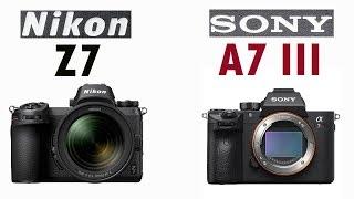 Nikon Z7 vs Sony A7 III