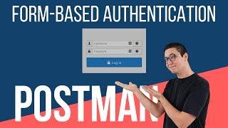 How to do a form-based / session-based authentication / login in Postman?