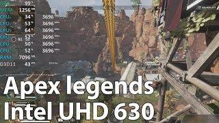 Intel UHD 630 Review - Apex Legends - Gameplay Benchmark Test LowSpecGamer - like