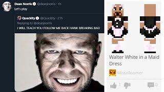 Hank Schrader from BREAKING BAD plays Minecraft !!!!