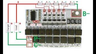 Плата BMS для переделки аккумулятора шуруповёрта на Li-ion