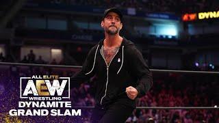 CM Punk Rocks 20,000 fans in Arthur Ashe Stadium | AEW Dynamite Grand Slam, 9/22/21