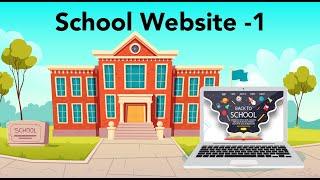 HOW TO DO PROJECT SCHOOL WEBSITE - 1 in #whitehatjr step by step