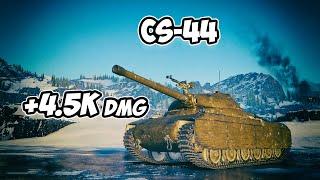 CS-44 - 6 Frags 4.5K Damage - One against all! - World Of Tanks