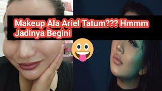 Make Up Ala Bibir Ariel Tatum?? Hmm Jadinya Begini..