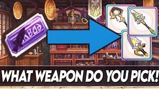 WHAT WEAPON SHOULD YOU PICK WITH YOUR WEAPON SELECTION TICKET!!! KONOSUBA FANTASTIC DAYS