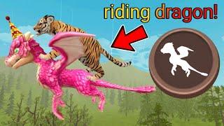 wildcraft how to riding dragon pet tutorial baby animals  can ride dragons in wildcraft 