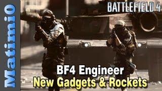 BF4 Engineer New Gadgets & Rockets (Battlefield 4 Gameplay/Commentary)