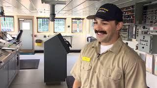 Come aboard a massive U.S. maritime training ship in St. John’s harbour