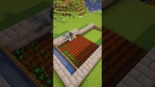 Minecraft Crop Farm‍ #shorts