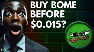 Bome Crypto Explodes 62%!!! Is BOME Coin Headed Towards $.015? Book Of Memes Price Is Heating Up?