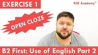 B2 First (FCE): Use of English Part 2 – Exercise 1