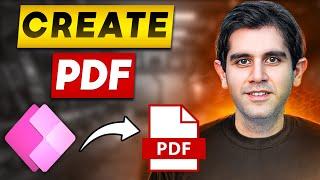 Create and download PDFs Directly from Power Apps | Tutorial