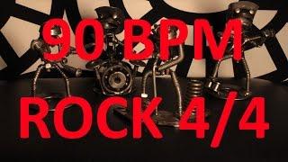 90 BPM - ROCK - 4/4 Drum Track - Metronome - Drum Beat