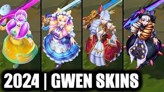 ALL GWEN SKINS SPOTLIGHT 2024 | League of Legends