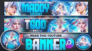 Make This Amazing YouTube/Gaming Banner In PicsArt 