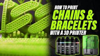 How To Print ENTIRE Chains And Bracelets With An Elegoo Saturn 4 3D Resin Printer