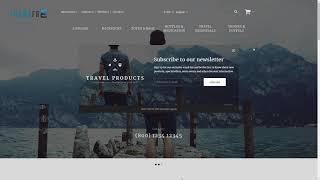 Travel Store Responsive OpenCart Template TMT Issac Prince