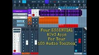 Four ESSENTIAL AUv3 FX Apps for your iOS AUDIO TOOLBOX - iPad Demo