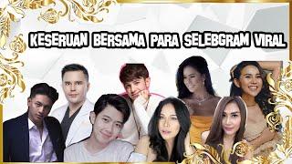 Keseruan para selebgram viral | ketemu mami online, stasya,And Melly bradley di rumah Dr.oky pratama