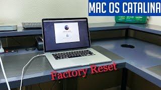 Mac OS Catalina Reset  | Restore To Factory Settings Mac 2020