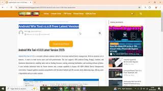 Android Win Tool v1.0.8 - Unlock Tool Latest Update - FRP Bypass GSM Tool