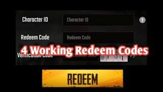 TODAY NEW REDEEM CODE PUBG MOBILE ! 4 Working Redeem Codes rewards | PUBG REDEEM CODE TODAY 2021