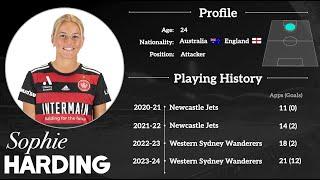 Sophie Harding Football 2023-24 - Western Sydney Wanderers A-League Women & Matildas ‪@getREPT