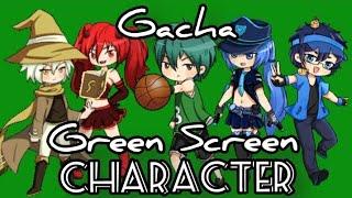 KUMPULAN GACHA KARAKTER BERGERAK #gacha #gachaclub #gachalife #gachaedit #greenscreen