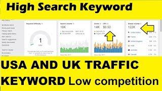 Low competition keywords for blog website 2020 | zero difficulty and high search volume keyword