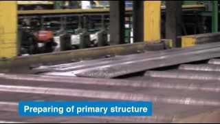 Manufacturing of steel building