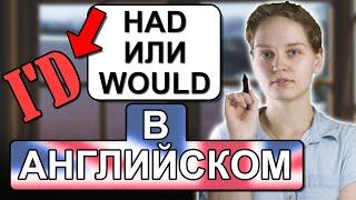 Что Значит ''I'D" В Английском #Shorts