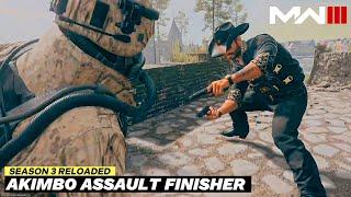 New AKIMBO ASSAULT Finishing Moves - Modern Warfare 3 season 3 Reloaded Finisher