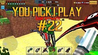 You Pick,I Play! #22 - Clan Siege Battle (TheUnHumanHuman) Pixel Gun 3D