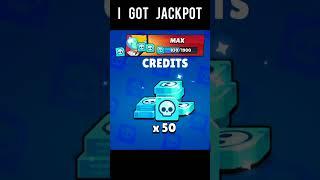 I got jackpot in Brawl Stars #brawlstars #supercell #shorts #jackpot