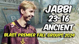 CS2 POV | Astralis jabbi (23/16) vs Falcons (Ancient) BLAST Premier Fall Groups 2024