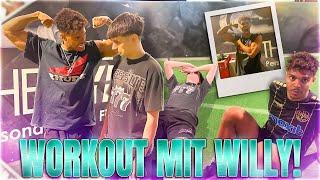 FITNESS WORKOUT MIT WILLY!  @Niklas-Wilson TRAINIERT MICH  Bald EldosDerBreite