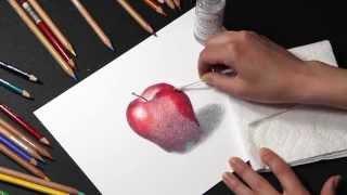 COLORED PENCIL: How to Blend Colored Pencil with Solvents