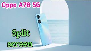 How To Enable Split Screen In Oppo A78 5G,Oppo A78 5G Mein Flooting Window Enable Kaise Karen