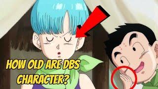 Dragon Ball Super - Official Age Of Main Characters