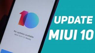 Cara Update Rom MIUI 10 - All Type Xiaomi Via Updater