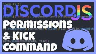 Permissions & Kick Command | discord.js v14 (2023) | Code Your Own Discord Bot