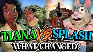 Splash Mountain vs. Tiana's Bayou Adventure: Side By Side POV Comparison