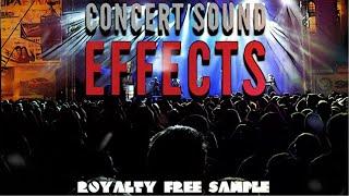 Concert Sound Effects / Stage Applause / Screaming / Shouting / Stadium Crowds / Royalty Free Sample