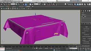 3ds Max dasturida dasturxon modelini ishlash